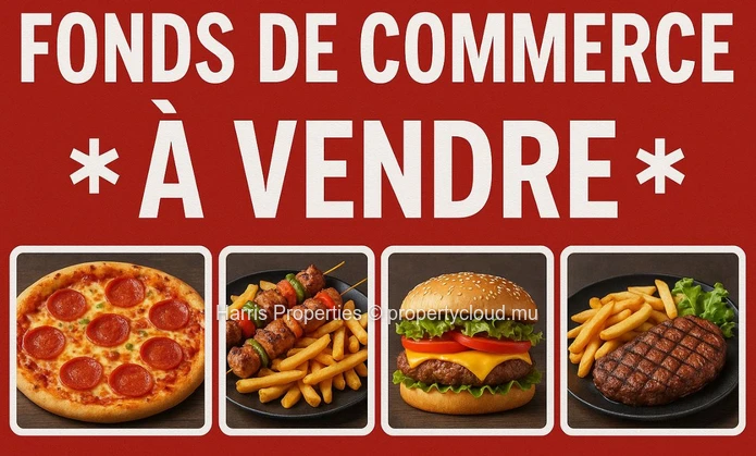 Fonds de commerce d'un restaurant bien établi à vendre à Grand Baie