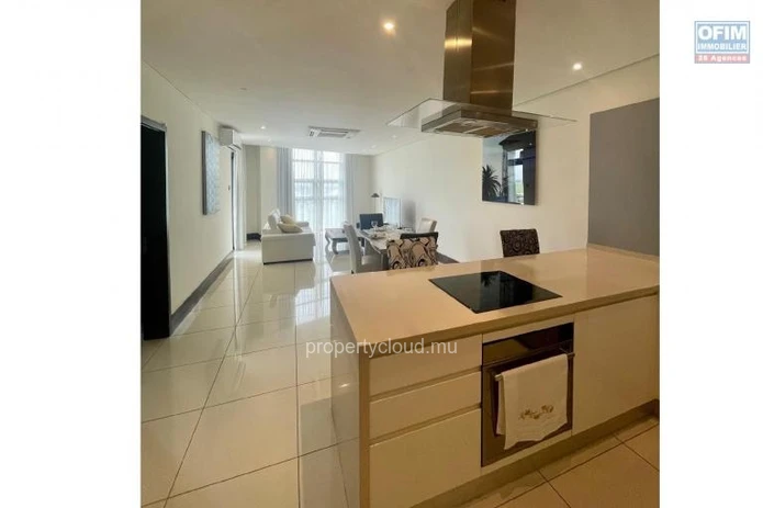 For resale an apartment accessible to foreigners and Mauritians in Grand Baie La Croisette with a sea view on Mont Ch...