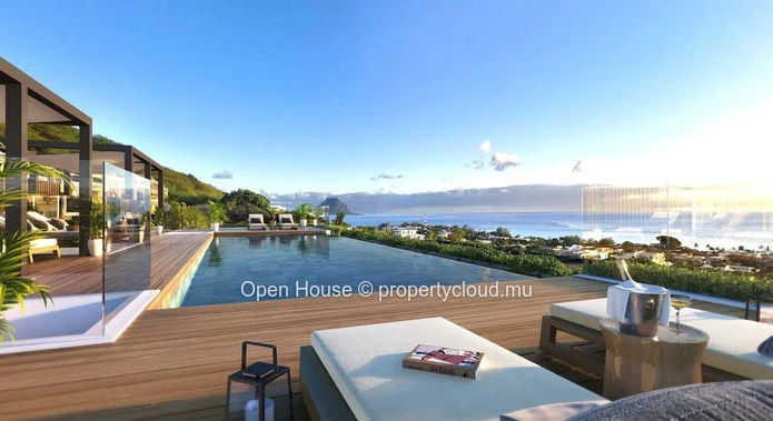 Apartment with a magical sea view. 3 bedrooms, Swimming pool. Accessible to foreigners.