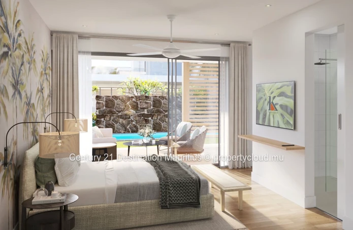 Duplex moderne avec piscine privée