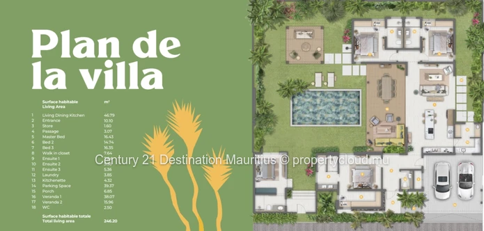 Beautiful 3-bedroom en-suite villa