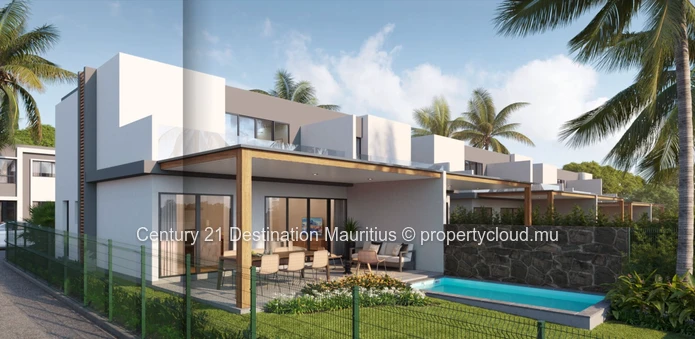Duplex moderne avec piscine privée