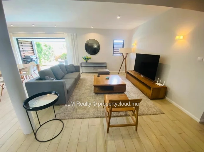 Beautiful ground floor apartment with private pool for sale in Tamarin, Mauritius