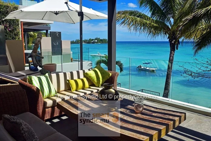 Beachfront apartment for sale.