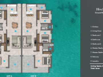 Appartement de 3 Chambres