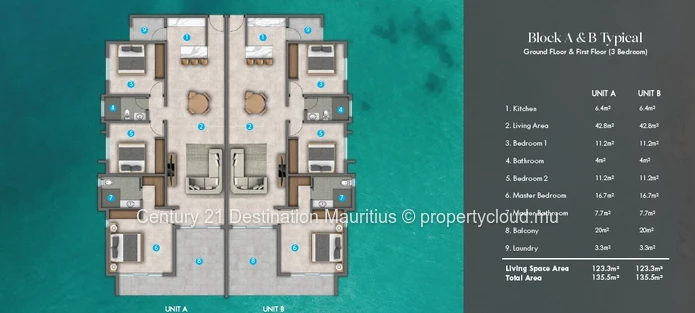 Your Tropical Sanctuary: Modern 135 m² Ground Floor Garden Apartment at Amali, Tamarin