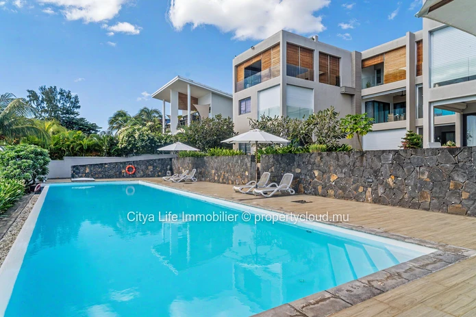 Appartement meublé 3 chambres avec piscine à Pointe aux Biches