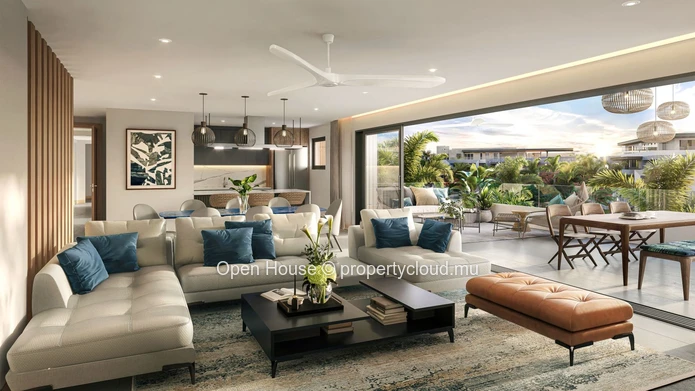 Appartement PDS au rez-de-chaussée à Mont Choisy, moderne, accessible aux étrangers, avec deux chambres et proche des...