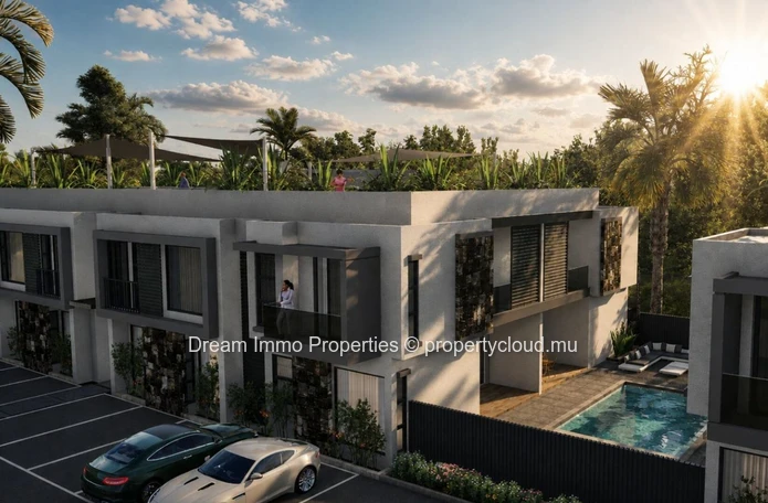 Appartements modernes de 3 chambres avec vue montagne à Flic en Flac – Ile Maurice