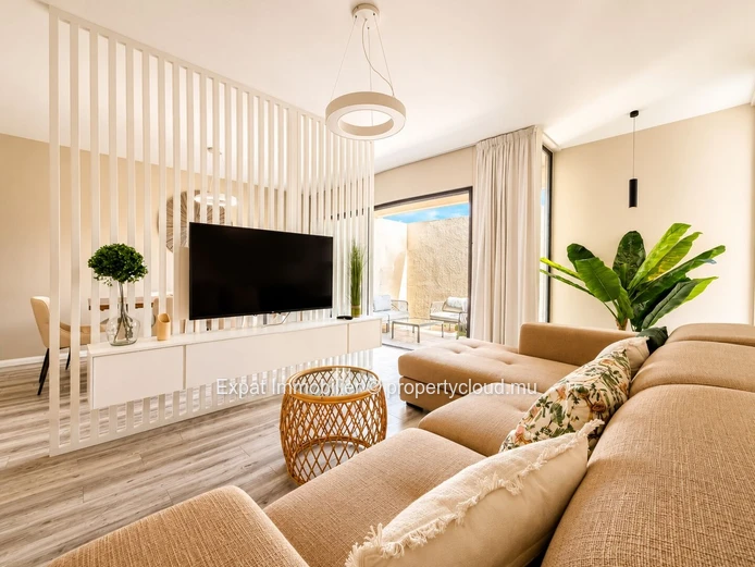 Appartement neuf 3 chambres avec piscine commune à louer à Palmyre, Flic-en-Flac