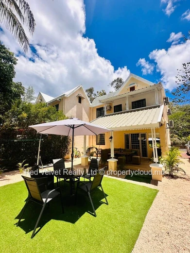 Beachfront Duplex for Rent on the West Coast | Direct Beach Access & Le Morne Views