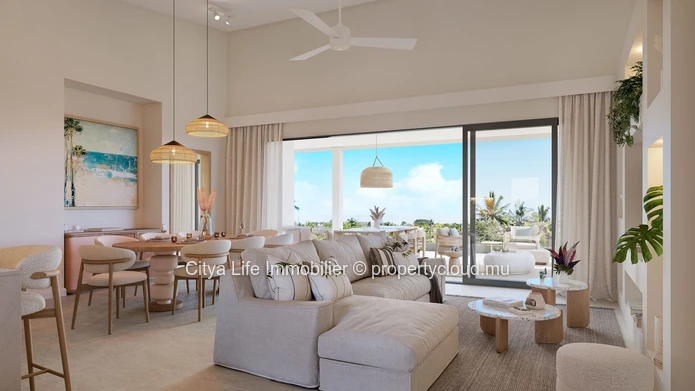 Penthouse 4 chambres avec piscine privée à vendre à Grand Baie