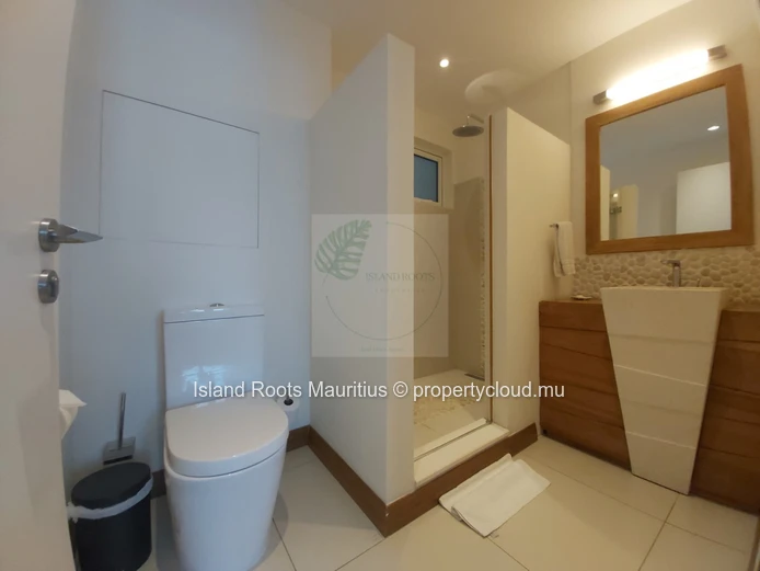 Beachfront apartment located in the north of the island !