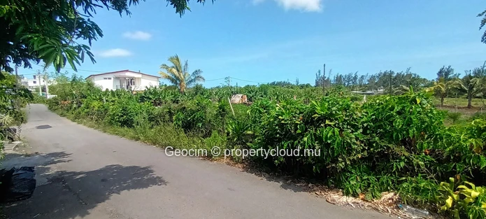 Riambel Surinam situé à 450 m de la plage publique terrain résidentiel de 1117 m2 (26.7 perches) (294 toises) (Mandat exclusif)