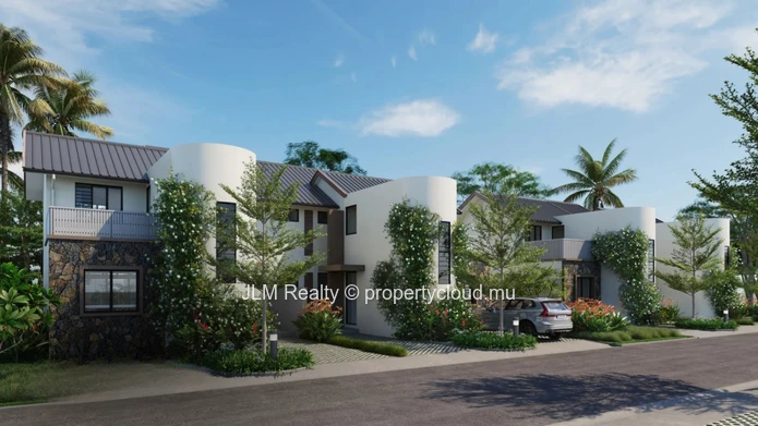 À vendre : Villa jumelée contemporaine 3 chambres dans un domaine d’exception, Beau Champ, Île Maurice