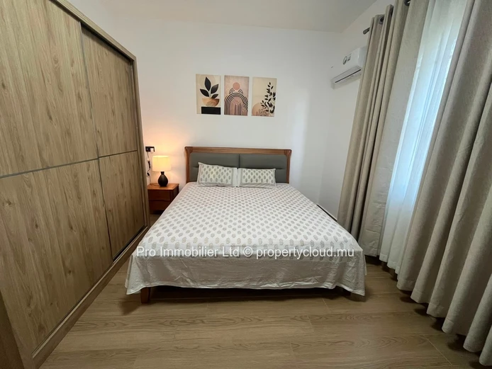 Appartement situé au rez-de-chaussée, dans le cadre calme et verdoyant du Morcellement Green Creek à Flic-en-Flac.