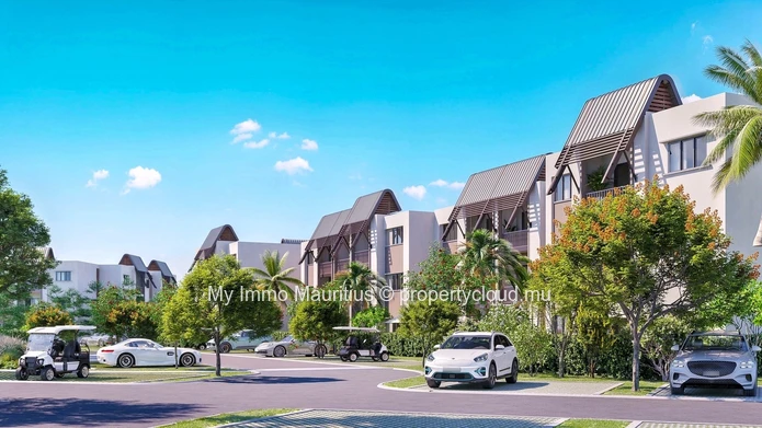 New development on the seafront with golf course - North-East Mauritius