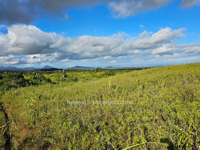 5 arpents 28 perches of agricultural land  Panoramic mountain & sea view