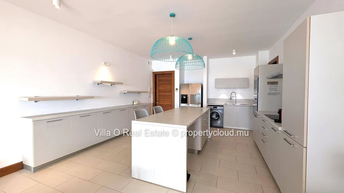 Breathtaking view from this beautiful apartment in a waterfront secure residence, with a lovely pool on the deck amid...