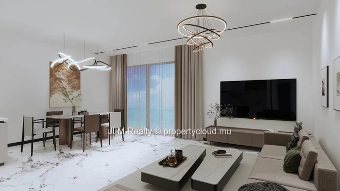 For Sale – 3-Bedroom Apartment on the First Floor Facing the Beach in Pereybere, Mauritius