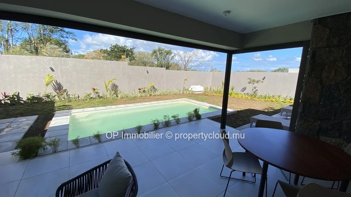 Maison meublée 3 chambres avec piscine à louer à Grand Baie