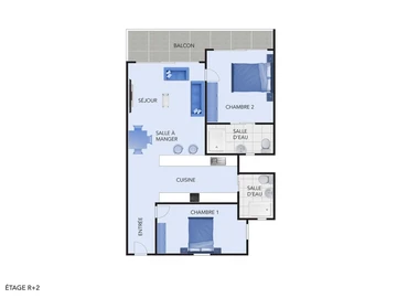 Appartement de 2 Chambres