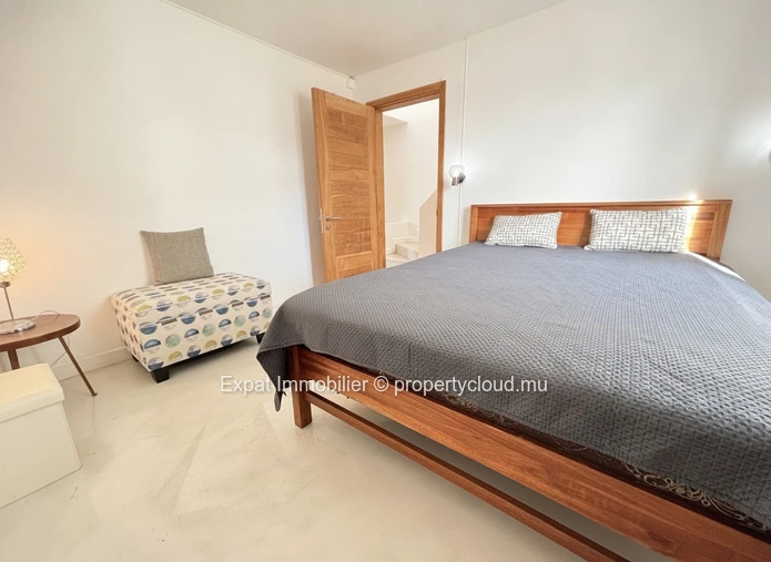 Contemporary 3-Bedroom Townhouse With Direct Access To The Sea – Pointe Aux Biches