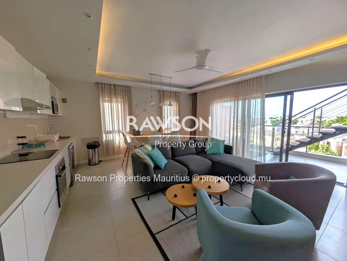 2-Bedroom Penthouse Mid-Term Rental | Pereybere | Mur 250,000/Month | Private Rooftop Pool | Seaview