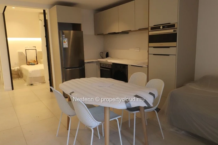 Élégance côtière et confort douillet : un havre de paix moderne à une chambre en bord de mer
