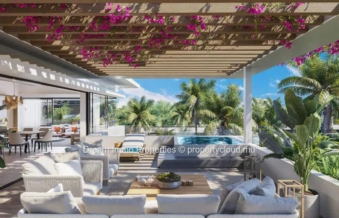 Prestigious 3-Bedroom Penthouse With Beach Access And Hotel Services In Trou Aux Biches – Mauritius