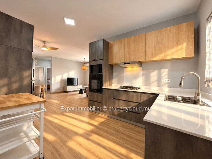 Brand-New 3-Bedroom Apartment with Pool & Panoramic Rooftop – Green Creek, Flic-en-Flac