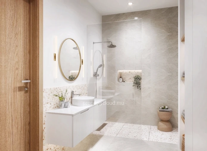 A vendre penthouse de 2 chambres de 127m² au cœur de Tamarin accessible aux étrangers(R+2)
