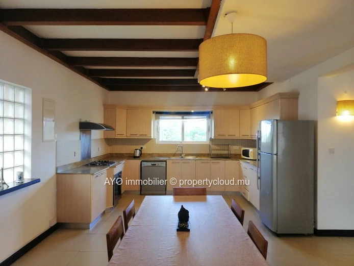Spacious penthouse in a secure residence in Pereybere