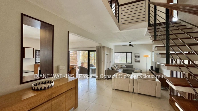 Sea-View Furnished Duplex Apartment for Rent in Tamarin