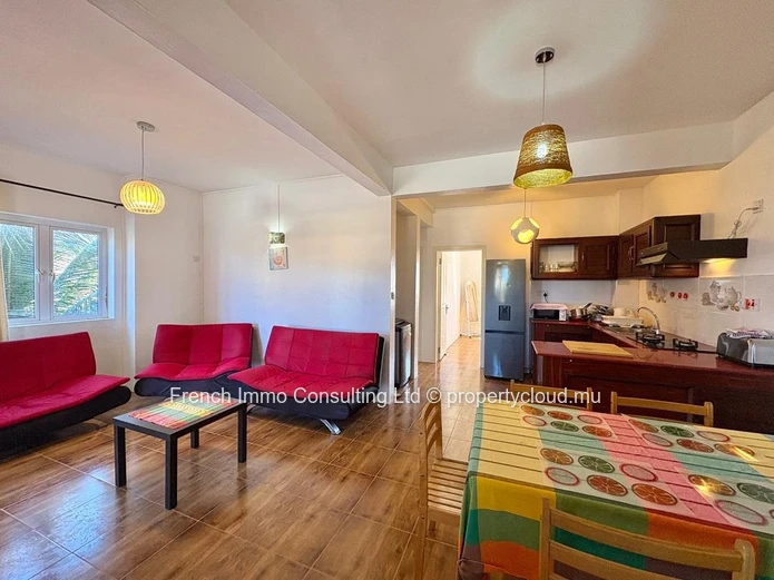 Appartement 2 chambres, piscine commune a pereybere