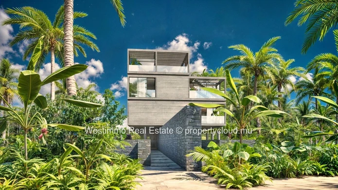 ROCHES NOIRES - l’élégance tropicale dans cette appartement 3 chambres avec rooftop et piscine