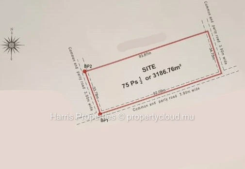 Terrain résidentiel à vendre – Chemin 20 Pieds, Grand Baie
