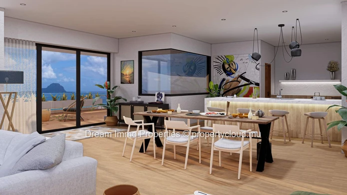 Sublime Sea & Mountain View Penthouses With Private Pool In Tamarin – Mauritius 