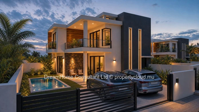 Modern 4-bedroom villa with private pool in the heart of Grand Baie