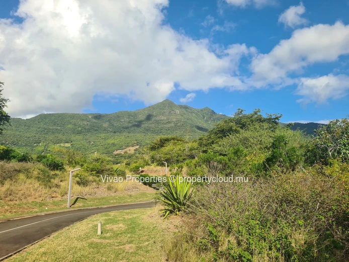 Rare residential land of one acre for sale within the Domaine de Palmyre in Petite Rivière Noire - Rs 35M.