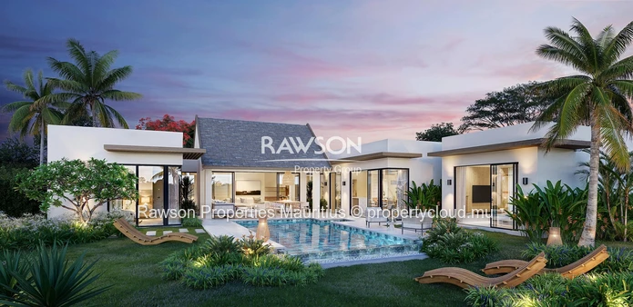 NEW – VILLA FOR SALE PEREYBERE Type A | 4 Bedrooms / 4.5 Bathrooms | 296 m² | From MUR