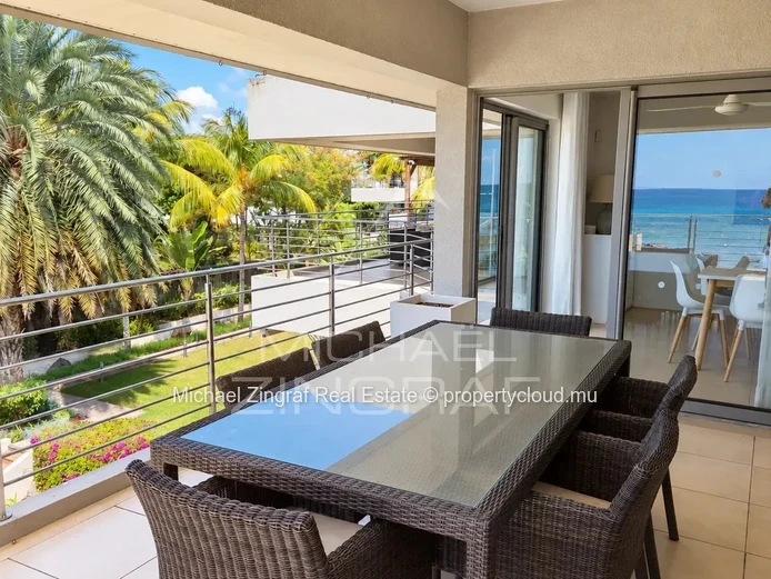 Penthouse en bord de mer avec vue panoramique à Trou-aux-Biches