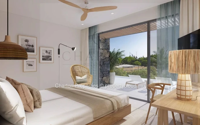 Penthouse de 3 chambres avec piscine privative et vues panoramiques sur le lagon et le Morne