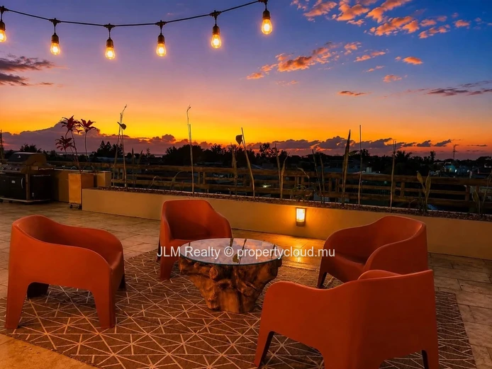 Stunning Penthouse for Long-Term Rent Just Steps from La Preneuse Beach, Black River, Mauritius