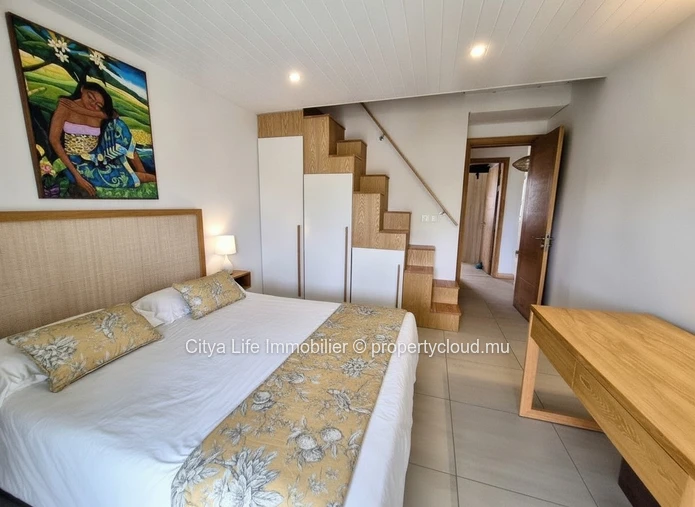 Duplex meublé de 3 chambres avec piscine privée à Beau Plan