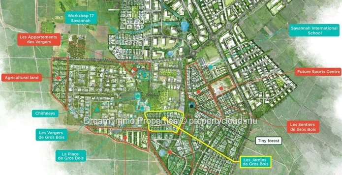 Terrains Residentiels Dans Une Smart City A Savannah - Ile Maurice
