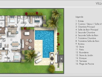 Maison de 3 Chambres