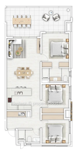 Modern coastal living – Off-plan 3-bedroom apartment