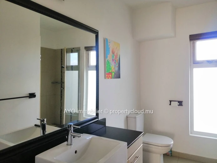 Spacious penthouse in a secure residence in Pereybere