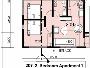 2 Bedroom Apartment